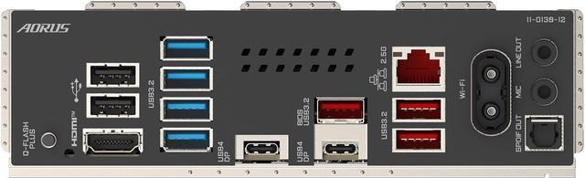 Alt view image 4 of 5 - GIGABYTE X870E AORUS PRO AM5 LGA 1718, ATX, DDR5, 4x M.2, PCIe 5.0, USB4, Wi-Fi 7, 2.5GbE LAN, EZ-Latch, 5-Year Warranty