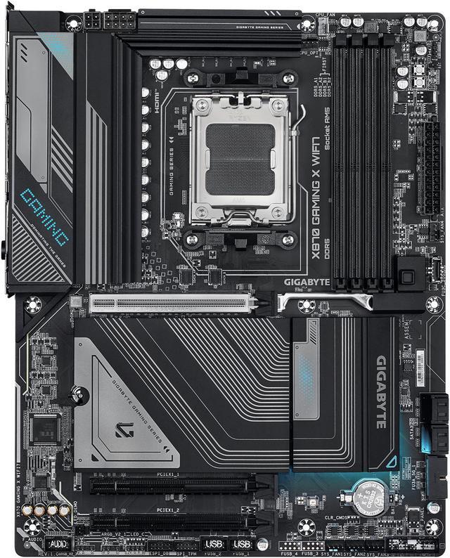 Alt view image 2 of 5 - GIGABYTE X870 GAMING X WIFI7 AM5 LGA 1718, ATX, DDR5, 4x M.2, PCIe 5.0, USB4, Wi-Fi 7, 2.5GbE LAN, EZ-Latch, 5-Year Warranty