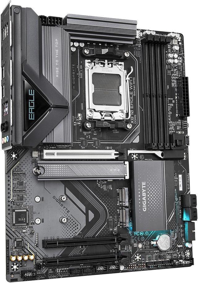 Alt view image 3 of 5 - GIGABYTE X870 EAGLE WIFI7 AM5 LGA 1718, ATX, DDR5, 4 x SATA 6Gb/s,  3x M.2, PCIe 5.0, USB4, Wi-Fi 7, 2.5GbE LAN, EZ-Latch, 5-Year Warranty
