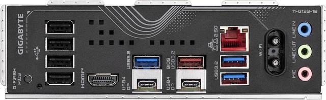 Alt view image 4 of 5 - GIGABYTE X870 EAGLE WIFI7 AM5 LGA 1718, ATX, DDR5, 4 x SATA 6Gb/s,  3x M.2, PCIe 5.0, USB4, Wi-Fi 7, 2.5GbE LAN, EZ-Latch, 5-Year Warranty