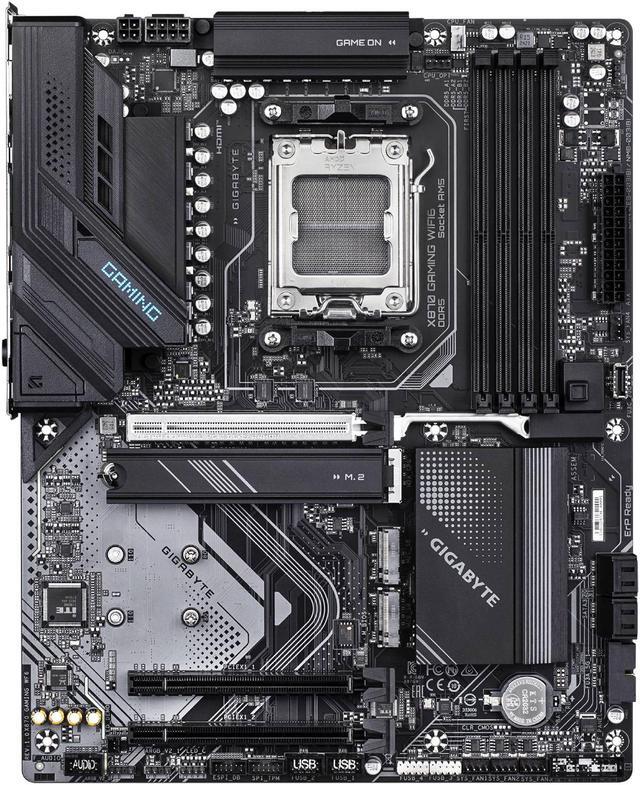 Alt view image 2 of 5 - GIGABYTE X870 GAMING WIFI6 AM5 LGA 1718, ATX, DDR5, 3x M.2, PCIe 5.0, USB4, WIFI 6, 2.5GbE LAN, EZ-Latch, 5-Year Warranty