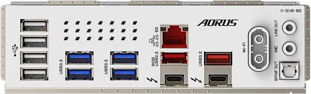 Alt view image 4 of 4 - GIGABYTE Z890 AORUS PRO ICE Ultra Core (Series 2) LGA 1851, ATX, DDR5, 5x M.2, PCIe 5.0, Thunderbolt 4, WIFI7, 5GbE LAN, EZ-Latch