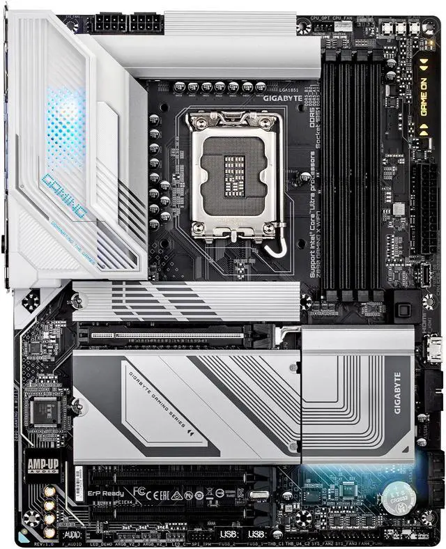 Alt view image 2 of 5 - GIGABYTE Z890 GAMING X WIFI7 Ultra Core (Series 2) LGA 1851, ATX, DDR5, 4x M.2, PCIe 5.0, USB4, WIFI7, 2.5GbE LAN, EZ-Latch