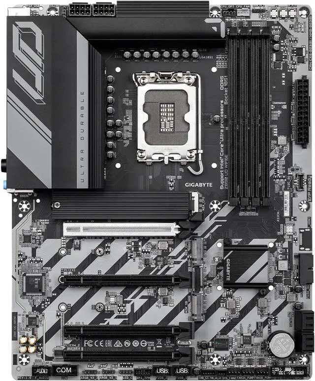 Alt view image 2 of 5 - GIGABYTE Z890 UD WIFI6E Ultra Core (Series 2) LGA 1851, ATX, DDR5, 3x M.2, PCIe 5.0, Front USB Type-C, WIFI6E, 2.5GbE LAN, EZ-Latch
