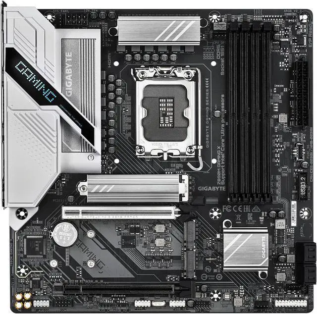 Alt view image 2 of 5 - Z890M GAMING X LGA 1851 Intel Z890 Micro ATX (280) Motherboards - Intel