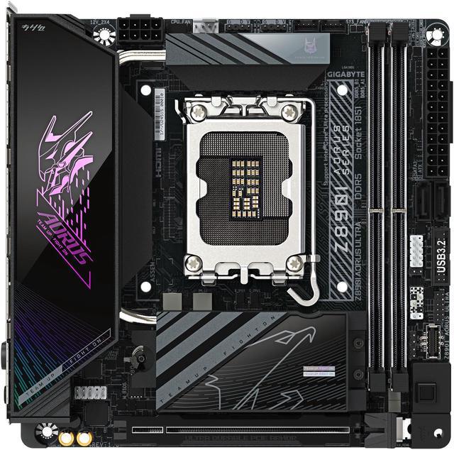 Alt view image 2 of 4 - GIGABYTE Z890I AORUS ULTRA Ultra Core (Series 2) LGA 1851, Mini-ITX, DDR5, 2x M.2, PCIe 5.0, Thunderbolt 4, WIFI7, 2.5GbE LAN, EZ-Latch