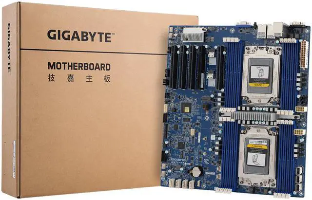 Alt view image 3 of 4 - GIGABYTE MZ72-HB2 Rev 3.x Extended ATX Server Motherboard Socket SP3