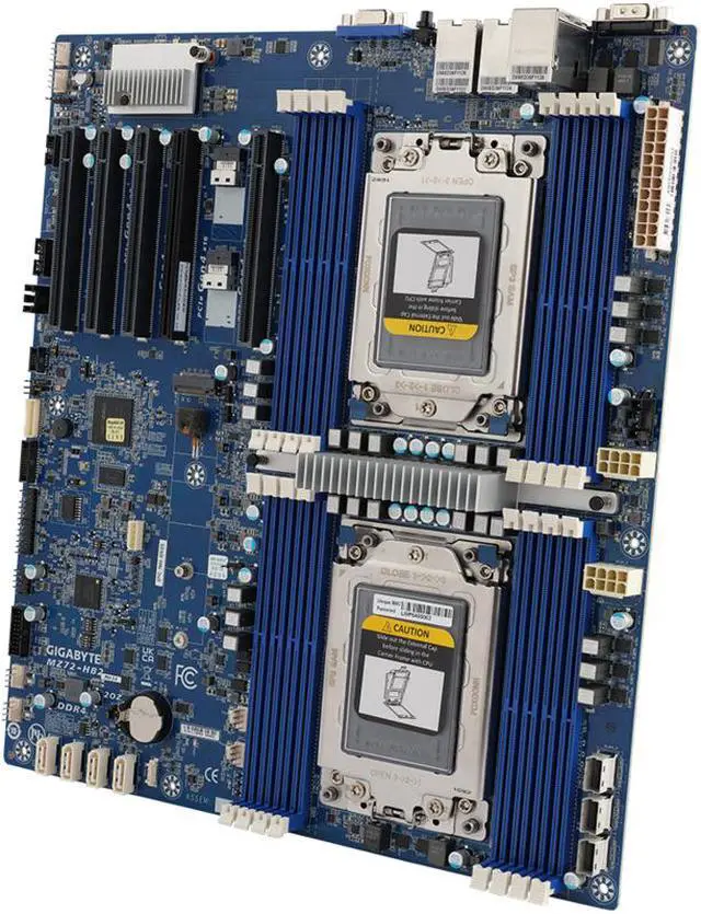 Alt view image 4 of 4 - GIGABYTE MZ72-HB2 Rev 3.x Extended ATX Server Motherboard Socket SP3