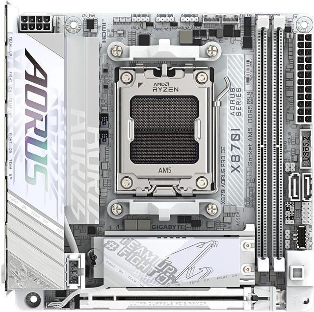 GIGABYTE X870I AORUS PRO ICE AMD AM5 LGA 1718 Motherboard