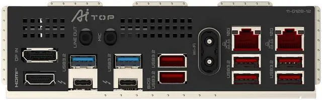 Alt view image 4 of 5 - GIGABYTE Z890 AI TOP Intel Core Ultra (Series 2) LGA 1851 Motherboard, E-ATX, DDR5, 4x M.2, PCIe 5.0, Thunderbolt 5, WIFI7, 10GbE LAN, EZ-Latch