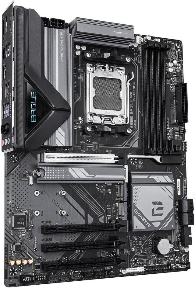 Alt view image 3 of 4 - GIGABYTE B850 EAGLE WIFI6E AMD AM5 LGA 1718 Motherboard, ATX, DDR5, 3x M.2, PCIe 5.0, USB-C, WIFI6E, 1GbE LAN, EZ-Latch 5-Year Warranty