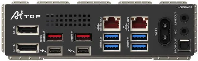 Alt view image 4 of 5 - GIGABYTE W790 AI TOP Intel Xeon W Processor Motherboard (LGA4677), E-ATX, DDR5, 6x M.2, PCIe 5.0, Thunderbolt 4, WIFI7, 10GbE LAN, EZ-Latch
