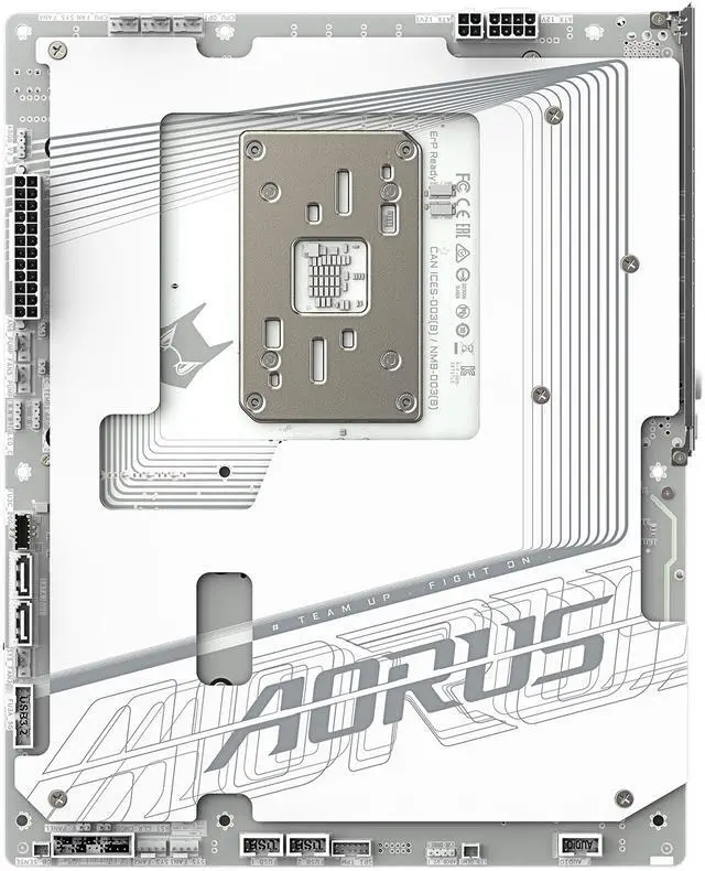 Alt view image 6 of 7 - GIGABYTE X870 AORUS STEALTH ICE AM5 ATX Motherboard