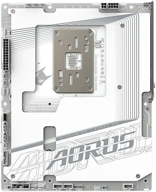 Alt view image 5 of 7 - GIGABYTE B850 AORUS STEALTH ICE AMD AM5 Motherboard, ATX, DDR5, 4x M.2, PCIe 5.0, USB-C, WIFI7, 5GbE LAN, EZ-Latch,