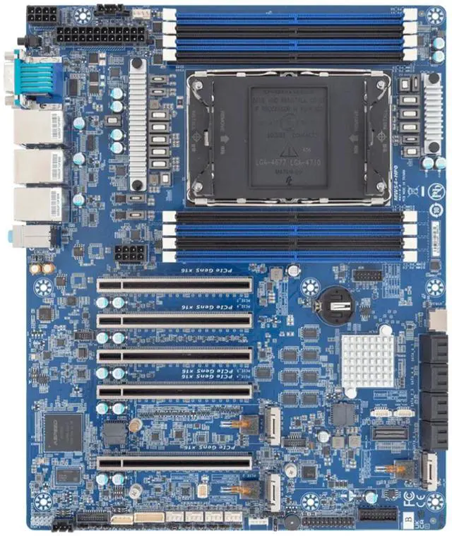 Alt view image 2 of 4 - GIGABYTE MW54-HP0 Motherboard - Intel® Xeon® 600 Processors for Workstations - ATX UP