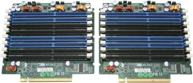 Alt view image 5 of 9 - TYAN S5382WAG2NRF Extended ATX Server Motherboard Dual LGA 771 Intel 5000P DDR2 667 - OEM