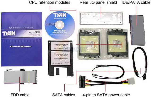 Alt view image 4 of 5 - TYAN S2885ANRF SSI EEB 3.0 Server Motherboard Dual 940 AMD 8131 + 8151