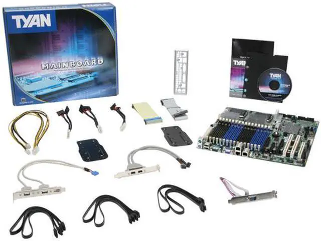 Alt view image 5 of 5 - TYAN S5397AG2NRF Tempest i5400PW Dual LGA 771 Intel 5400 Extended ATX Dual Intel Xeon Server Motherboard