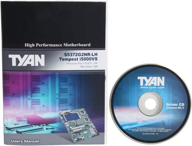 Alt view image 6 of 7 - TYAN S5372G2NR-LH Tempest i5000VS Dual LGA 771 Intel 5000V SSI CEB Dual Intel Xeon Server Motherboard