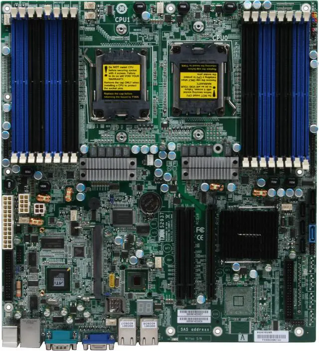 Alt view image 3 of 5 - TYAN S2937G2NR Extended ATX Server Motherboard Dual 1207(F) NVIDIA nForce Professional 3600 DDR2 667