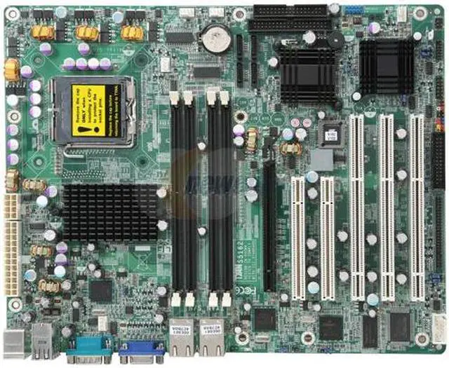 Alt view image 3 of 5 - TYAN S5162G2NR Tomcat i7230W LGA 775 Intel E7230 ATX Intel Pentium D (dual-core) / Prescott / Smithfield / Cedar Mill / Celeron Server Motherboard