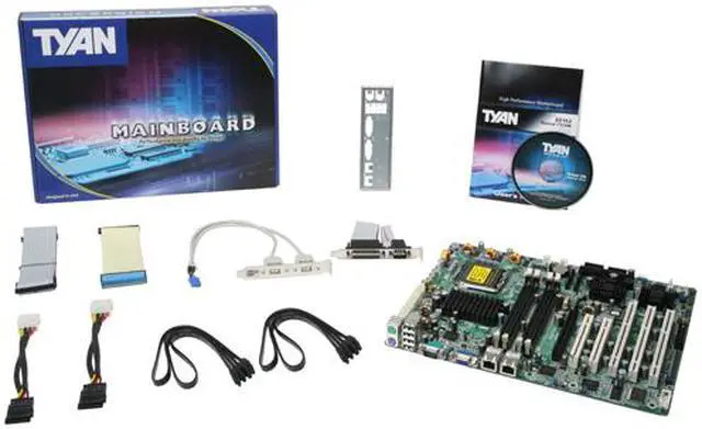 Alt view image 5 of 5 - TYAN S5162G2NR Tomcat i7230W LGA 775 Intel E7230 ATX Intel Pentium D (dual-core) / Prescott / Smithfield / Cedar Mill / Celeron Server Motherboard