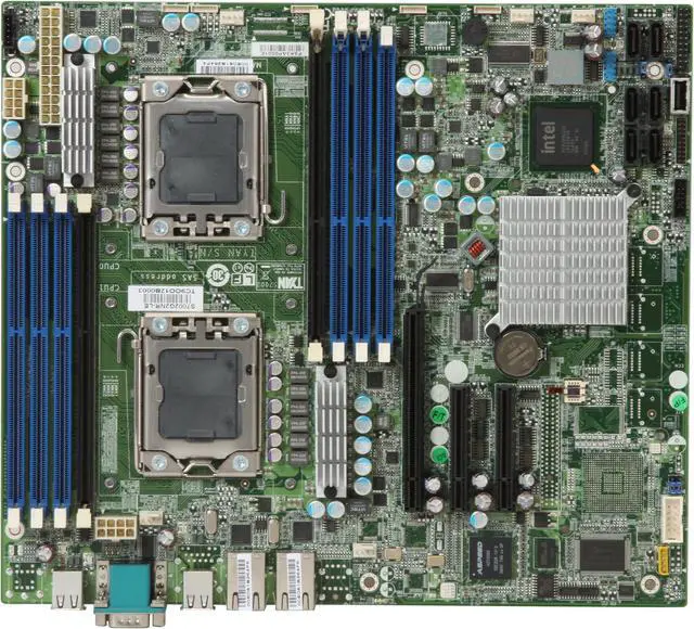 Alt view image 3 of 5 - TYAN S7002G2NR-LE Dual LGA 1366 Intel 5500 Tylersburg Chipset SSI CEB Dual Intel Xeon 5500/5600 Series Server Motherboard