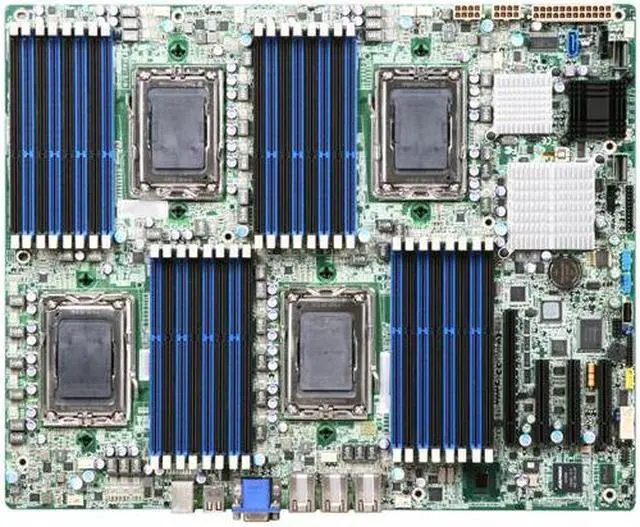 Alt view image 3 of 5 - TYAN S8812WGM3NR MEB Server Motherboard Quad Socket G34 AMD SR5690 DDR3 1333