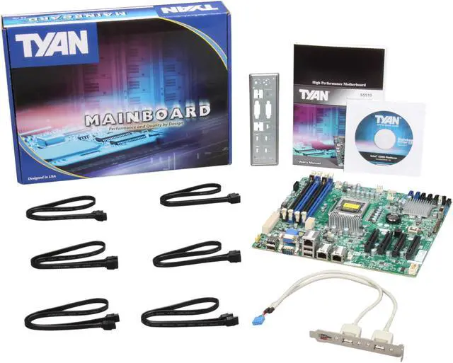 Alt view image 5 of 5 - TYAN S5510GM3NR Micro ATX Server Motherboard LGA 1155 Intel C204 DDR3 1600
