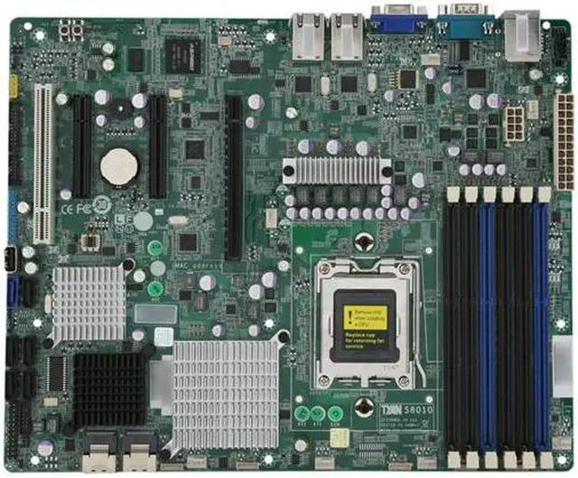 Alt view image 3 of 5 - TYAN S8010WGM2NR ATX Server Motherboard Socket C32 AMD SR5670 DDR3 1333