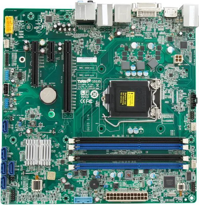 Alt view image 3 of 5 - TYAN S5535AG2NR-HE Micro ATX Server Motherboard LGA 1150 Intel C226 DDR3 1600/1333/1066