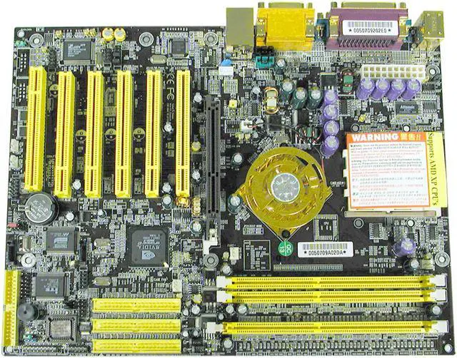 Alt view image 2 of 8 - CHAINTECH 7NJS-ZENITH 462(A) NVIDIA nForce2 400 ATX AMD Motherboard