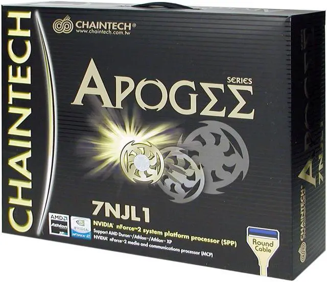 Alt view image 5 of 5 - CHAINTECH 7NJL1-APOGEE 462(A) NVIDIA nForce2 Ultra 400 ATX AMD Motherboard