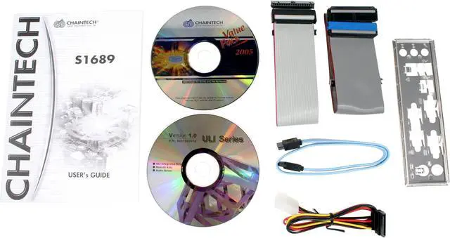 Alt view image 3 of 4 - CHAINTECH S1689 939 ULi M1689 ATX AMD Motherboard