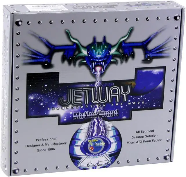Alt view image 4 of 4 - JetWay PT880DMS Socket 478 VIA PT880 Micro ATX Intel Motherboard