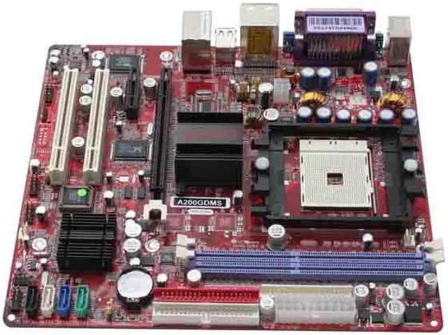 Alt view image 2 of 4 - JetWay A200GDMS 754 ATI Radeon Xpress 200 Micro ATX AMD Motherboard