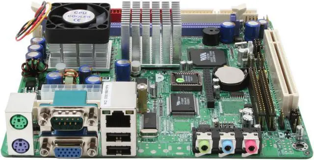 Alt view image 2 of 5 - JetWay J627F800-OC VIA C3 processor VIA CLE266 Mini ITX Motherboard / CPU Combo