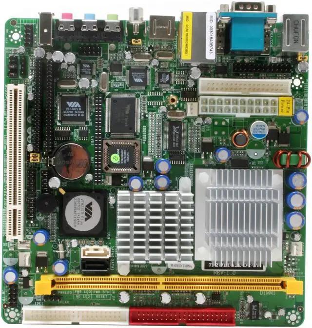 Alt view image 3 of 5 - JetWay J7F2WE1G2E-OC-LV VIA C7 Nano VIA CN700 Mini ITX Motherboard / CPU Combo