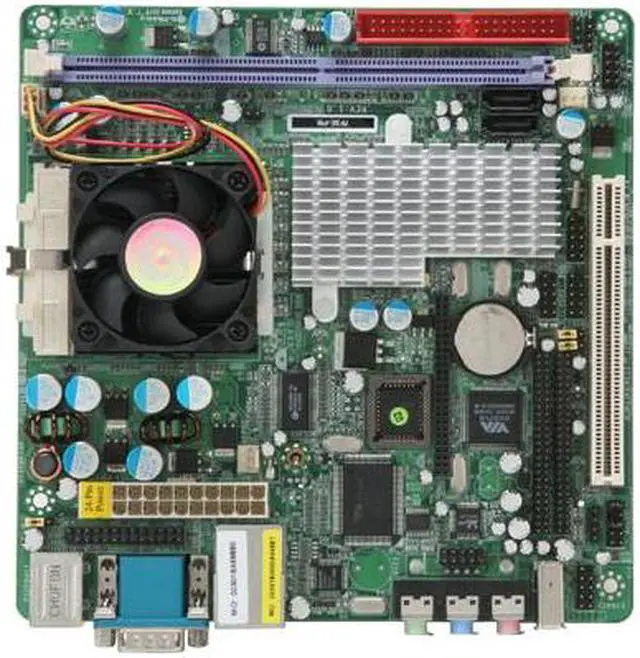 Alt view image 3 of 5 - JetWay J7F3E-PB 462(A) SiS 741CX Mini ITX AMD Motherboard