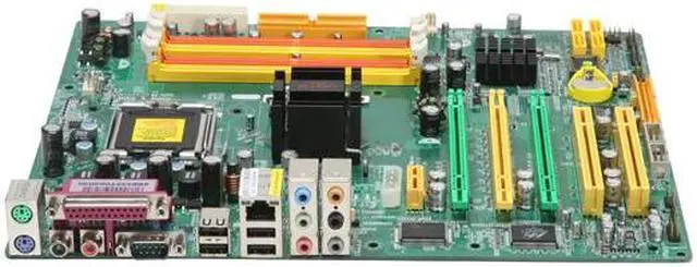 Alt view image 2 of 5 - JetWay 775GT1-LOGE LGA 775 NVIDIA nForce 570 SLI ATX Intel Motherboard