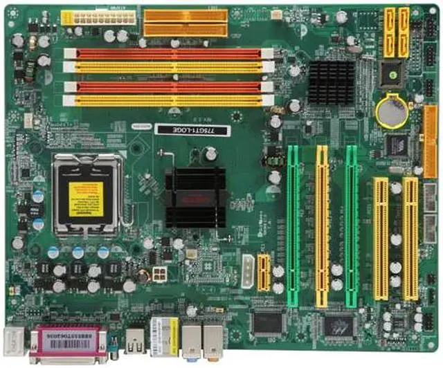 Alt view image 3 of 5 - JetWay 775GT1-LOGE LGA 775 NVIDIA nForce 570 SLI ATX Intel Motherboard