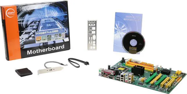 Alt view image 5 of 5 - JetWay 775GT1-LOGE LGA 775 NVIDIA nForce 570 SLI ATX Intel Motherboard