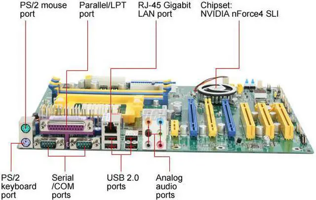 Alt view image 2 of 7 - JetWay J939GT4-SLI-G 939 NVIDIA nForce4 SLI ATX AMD Motherboard