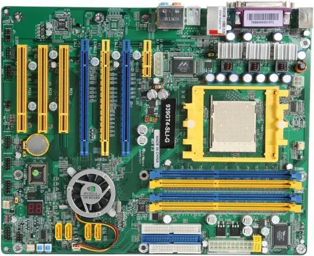 Alt view image 3 of 7 - JetWay J939GT4-SLI-G 939 NVIDIA nForce4 SLI ATX AMD Motherboard