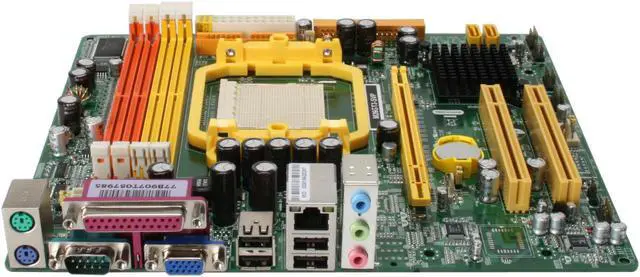 Alt view image 2 of 7 - JetWay JM26GT3-SVP AM2 NVIDIA NF6100-405 Micro ATX AMD Motherboard