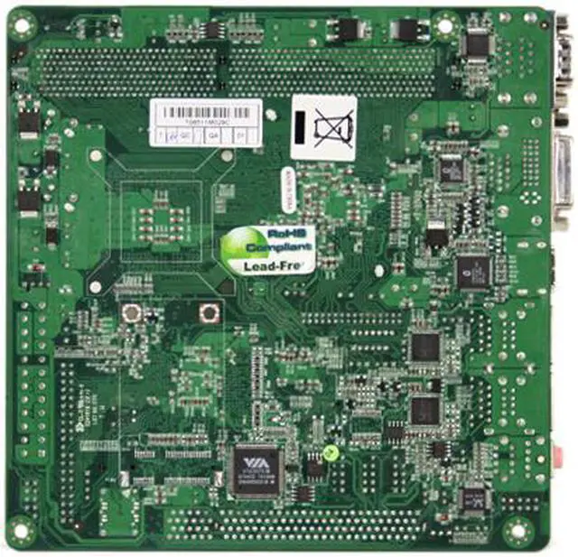 Alt view image 10 of 11 - JetWay J9F2-KHDE-PB Socket M Intel 945GM HDMI Mini ITX Intel Motherboard