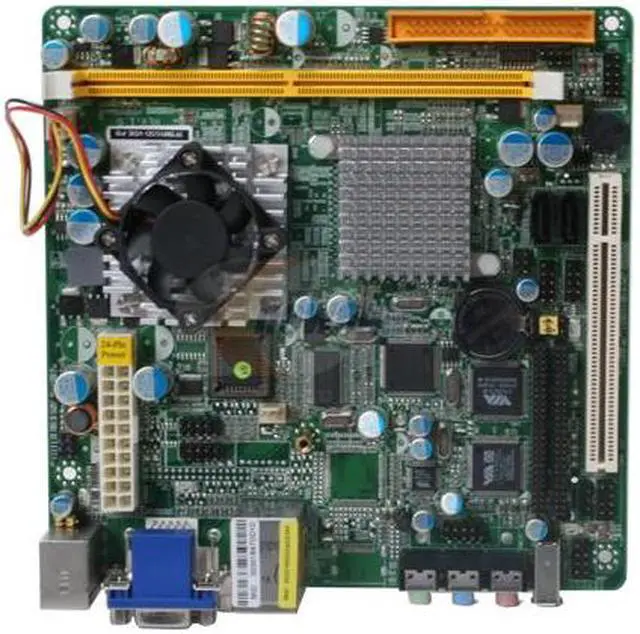 Alt view image 3 of 7 - JetWay J7F5M1G5D-VDE-PB VIA C7 VIA CX700M Mini ITX Motherboard / CPU Combo
