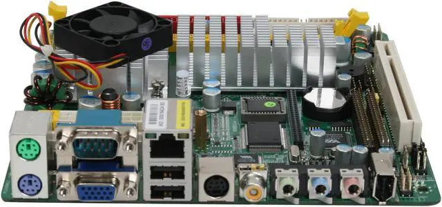 Alt view image 2 of 7 - JetWay J7F2WE1G5-OC-LF VIA C7 (1.5GHz) VIA CN700 Mini ITX Motherboard / CPU Combo