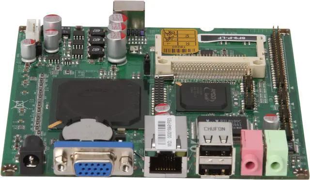Alt view image 2 of 5 - JetWay J8F9-P-LF AMD Geode LX800 Support 500MHz Core Clock and Low Voltage Edition Included AMD Geode LX 800 Nano ITX Motherboard / CPU Combo