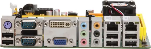 Alt view image 2 of 5 - JetWay JNC62K-LF AM2+/AM2 NVIDIA GeForce 8200 Mini ITX AMD Motherboard